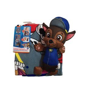 Paw Patrol Character Scrubby & Bath Towel Chase Marshall Skye